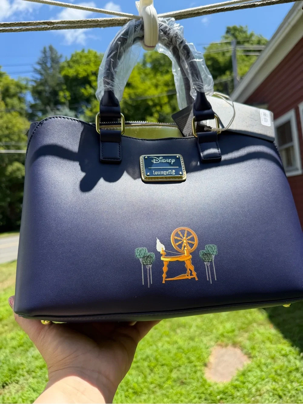 Loungefly Disney Princess Sleeping Beauty Castle Satchel Crossbody NWT Rare